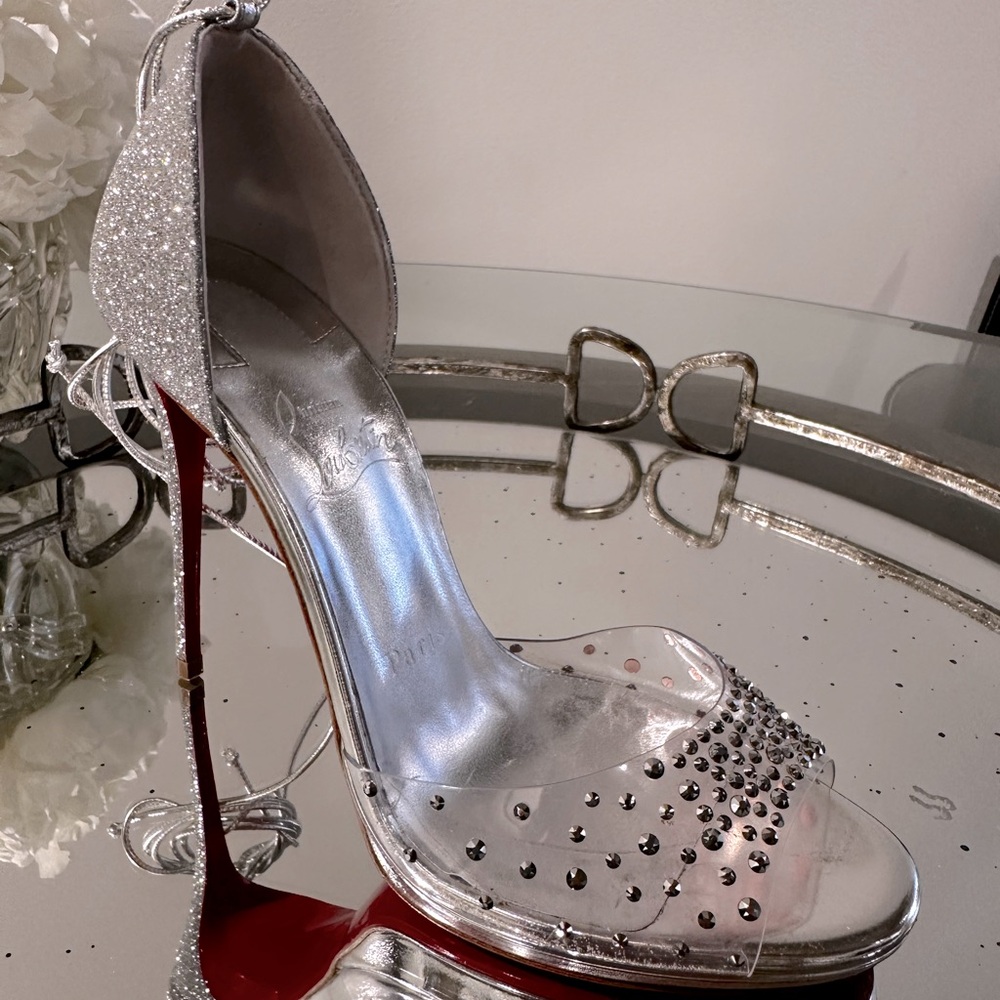 Christian Louboutin Glitter Crystal 120 Pump